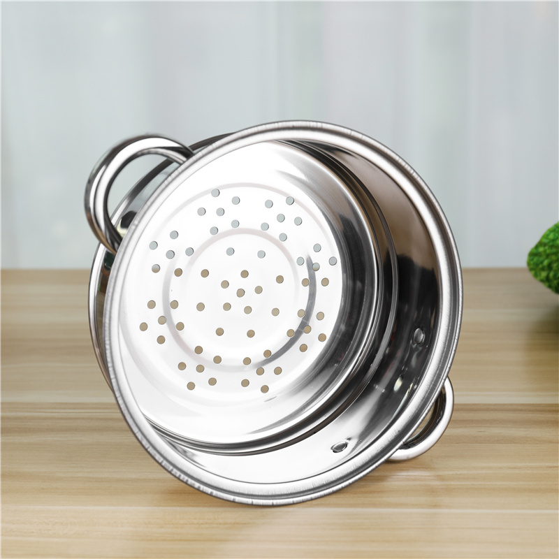Different lid kitchen food cooking pot combination cookware set with kettle