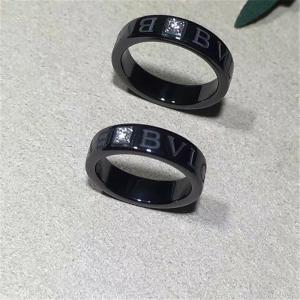 Quality Luxury jewe factory series black ceramic diamond ring wholesale