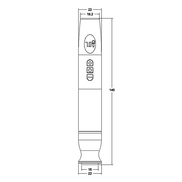 Customized Wireless PMU Pen Battery Powered For Permanent Makeup Eyebrow