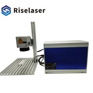 Quality Raycus 50w Fiber Laser Marking Machine Mini Desktop Laser Engraver wholesale