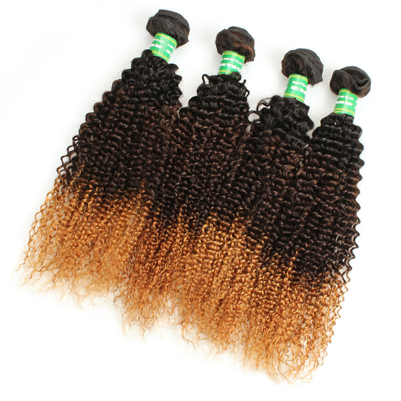Superior Quality Strong Weft 8a Grade Virgin Hair Ombre Color Brazilian Hair Weft