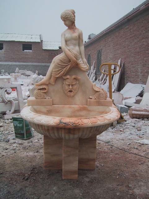 Water Pool Fountain Decorative 2m Stone Mermaid Statue