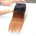 Silk Base Grade 10A 4x4 Lace Closure 100% Virgin Human Hair Two Tone Color