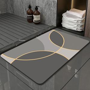 Quality Bathroom Diatomite Foot Mat Anti Slip Soft Absorbent wholesale