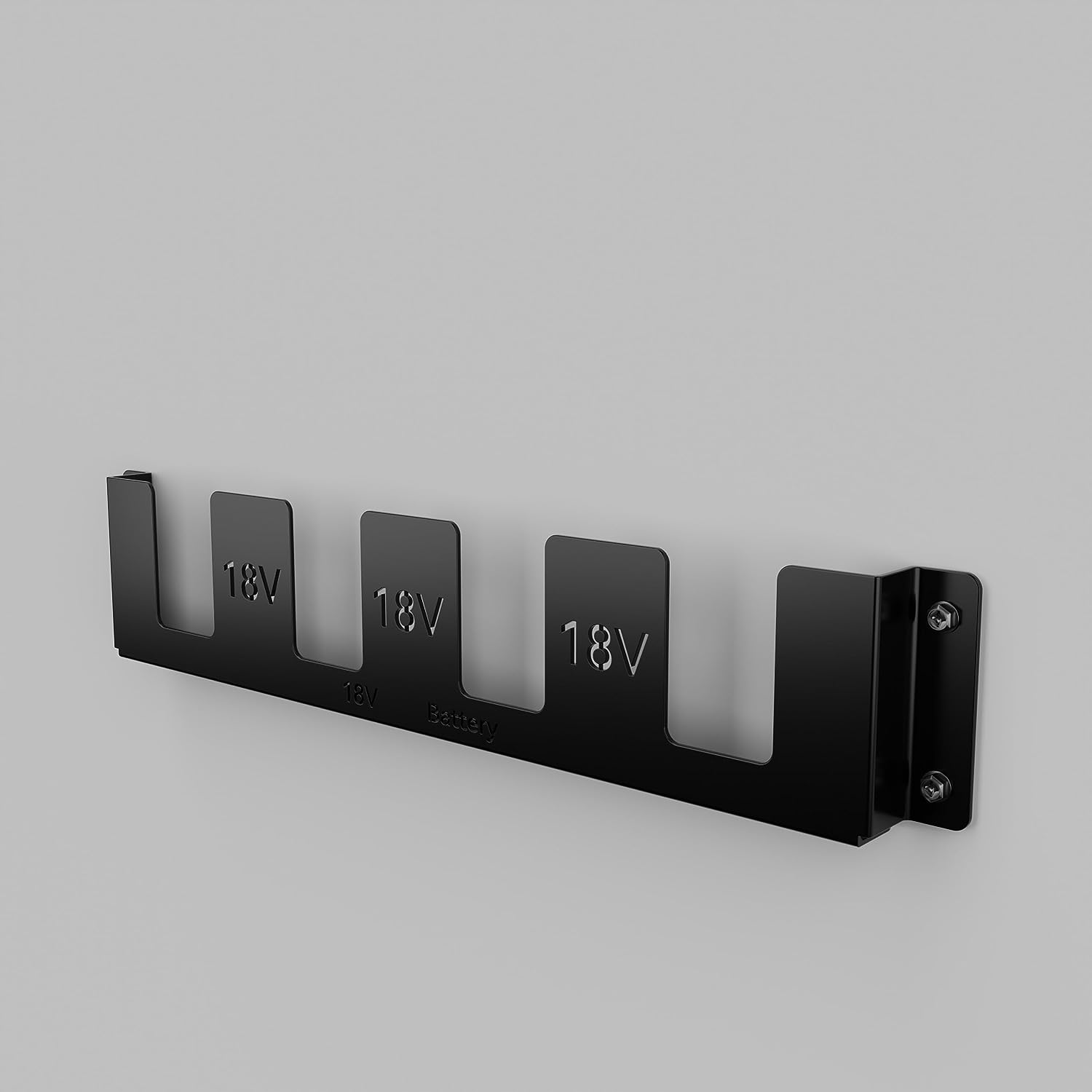 Customized Battery Organizer Battery Storage for M18 Battery 4 Slots Wall Mount Rack