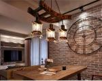 American Light Design Vintage Chandelier Retro Cafe Bar Restaurant Bamboo Loft
