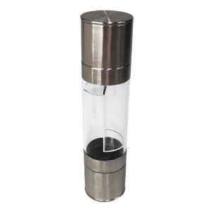 Quality 2 In 1 258g 220mm 80ml Stainless Steel Salt Grinder wholesale