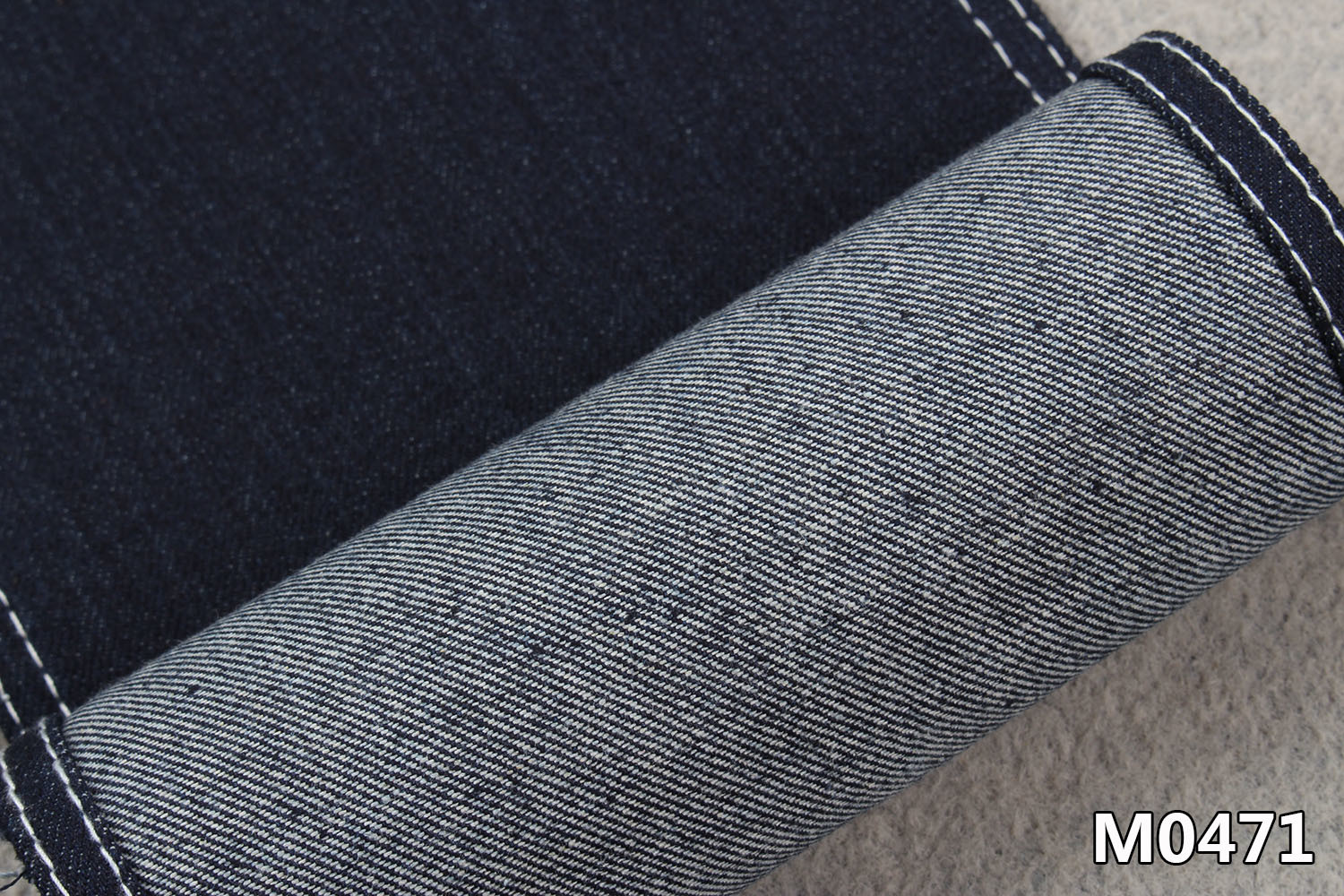 420GSM 12.5oz Heavy Indigo Industrial Denim Fabric For Work Wear Uniform