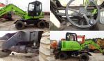 Used Hyundai R60W-5 Wheel Excavator for sale