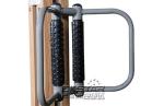 wooden street lamp outdoor fitness equipment massager