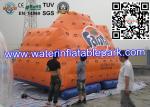 Outdoor Advertising Inflatable Water Park , Inflatable Water Climbing Iceberg