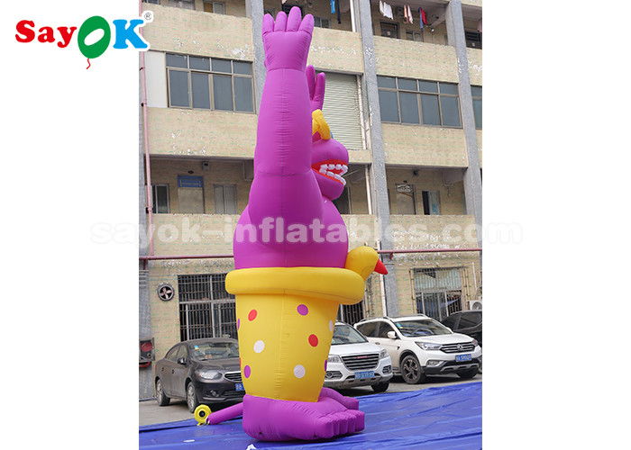 Wear - Resisting Inflatable Cartoon Characters For Super Mall / 6m High Blow Up Orangutan Model