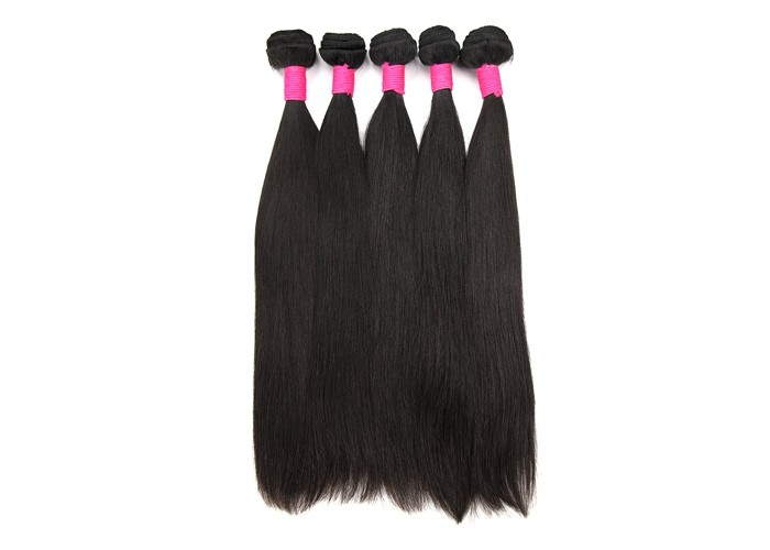 Natural Color 1b Grade 6A Virgin Hair Unprocessed Malaysian Hair Extension