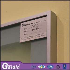 Quality anodized glass insert toilet Foshan electrophoresis aluminum door frame wholesale