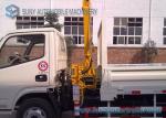 Knuckle Boom 1 Ton Crane Mounted Truck 4230mm Max Working Radius