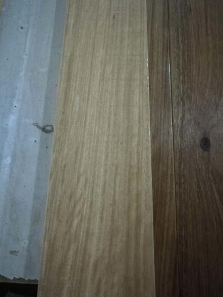 Australian Blackbutt solid wood outside decking, unfinished & wax oil both