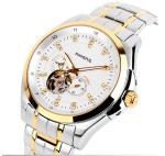 Stainless Steel Skeleton Men's Mechanical Automatic Watch OEM