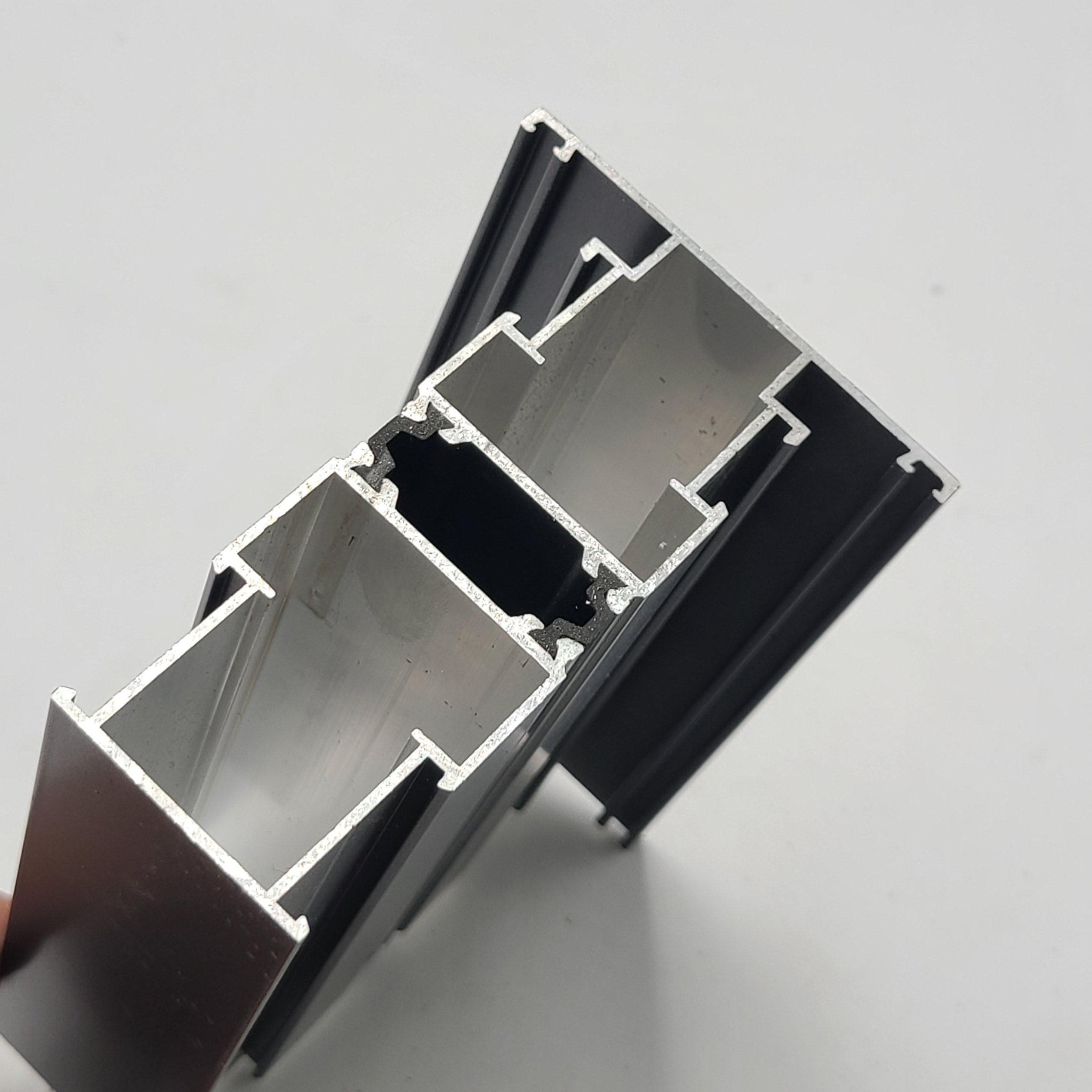 Anodizing Finish Casement Window Profile Aluminum Square Extrusions