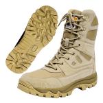 Men's Tan Color Steel Toe Safety Leather Comfortable Waterproof Anti-slip