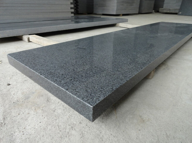 Polished Sesame Black G654 Granite Stone Slabs +/-1mm Thickness Tolerance