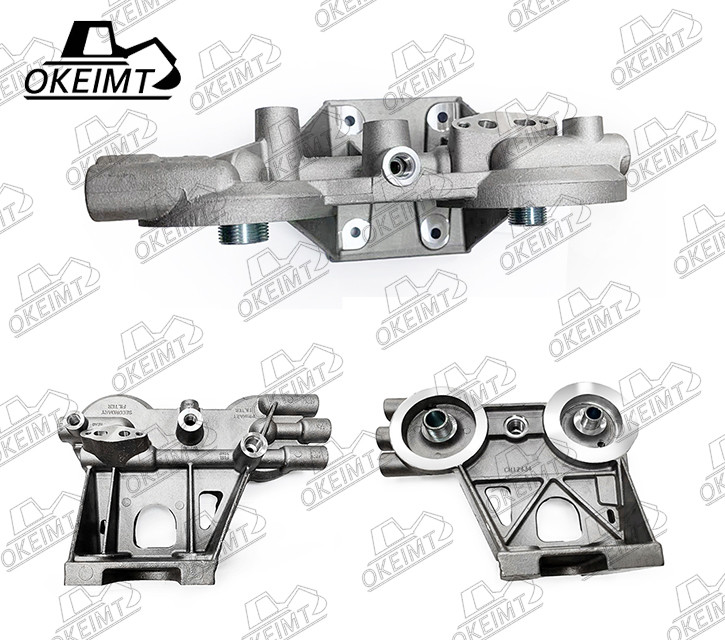 Aluminum 331-6435 Oil Filter Head For Excavator Engine Machinery Parts