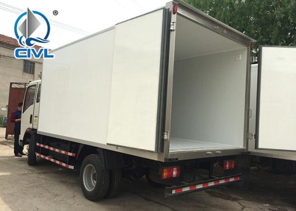 HOWO Light Refrigerated TruckThermo King Side Door Refrigerated Close Van Truck