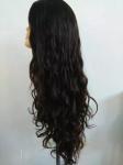 20 Inches Mongolian Hair Human Hair Jewish Wigs Natural Color Full Head Big
