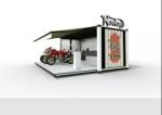 20GP Hollow Tempered Glass Prefabricated Exhibition Container