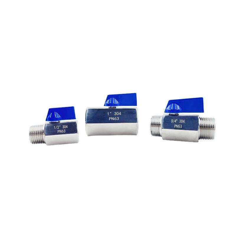 304 316 Stainless Steel Threaded Ball Valve, Mini Ball Valve M/M M/F F/F