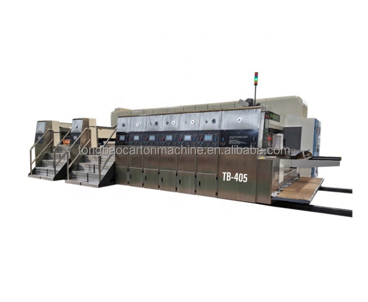 40000 KG High Definition Flexo Printing Slotting Rotary Die Cutting Machine for Corrugated Carton Box