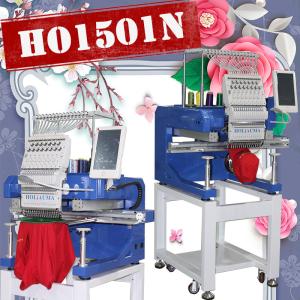 Quality HOLiAUMA china biggest single head embroidery machine supplier 450*650mm cap t-shirt flat logo embroidery machine sale wholesale