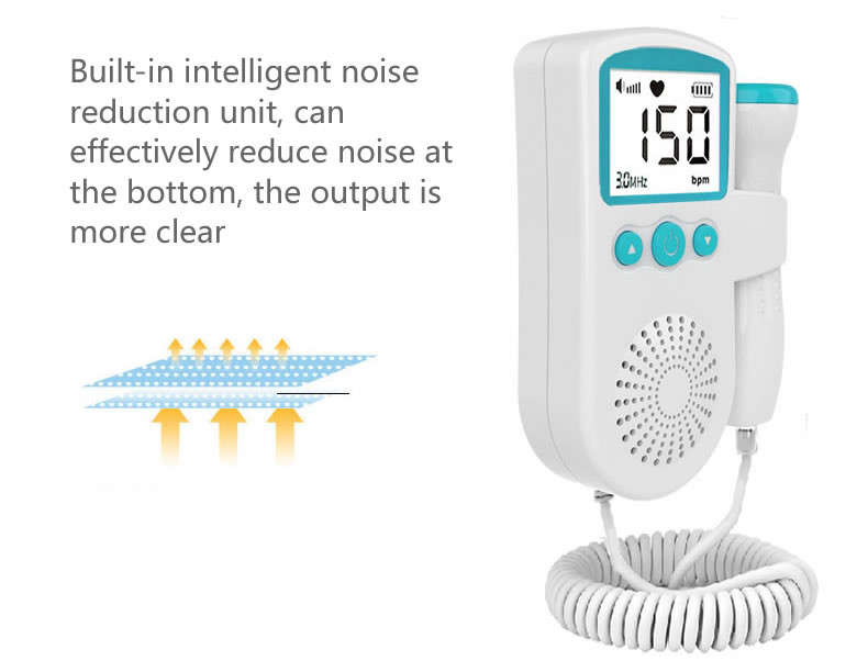 Doppler Fetal Pulse Detector,Hospital Home Doppler Fetal Heartbeat Monitor Technology For Prenatal Care