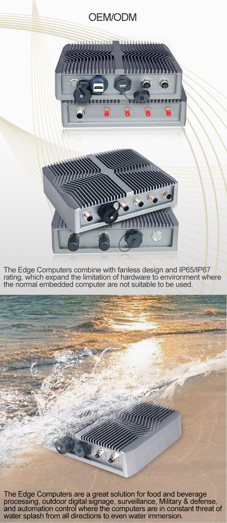 Outdoor Linux Ubuntu Industrial Embedded Box PC With 3G WIFI GPS COM