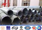33kV 110kV Hot Rolled Steel Transmission Pole / Power Distribution Equipment