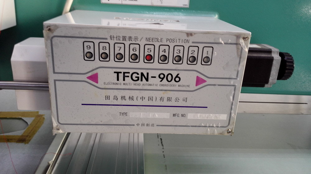 Fully Automatic Used Tajima Embroidery Machine With 1000rpm Speed