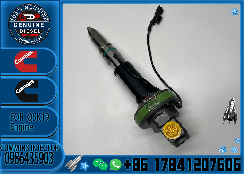 New Common Rail Diesel Fuel Injector 0986435903 For Cummins QSK19 QSK38 QSK60