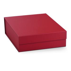 Quality Folding Red Cardboard Rigid Gift Box Handmake CMYK/PMS Printing wholesale