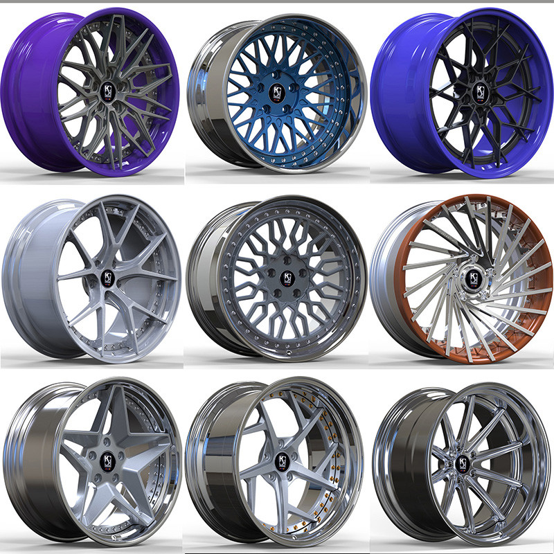 Luxury Monoblock 2-piece 3-piece Deep Dish Rims Wheel Forged Alloy Wheels For W204C63, W205C63S, W212E63, W213E63S, W117