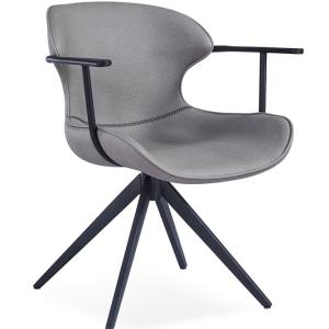 Quality Modern Minimalist Swivel Contemporary Metal Dining Chairs wholesale