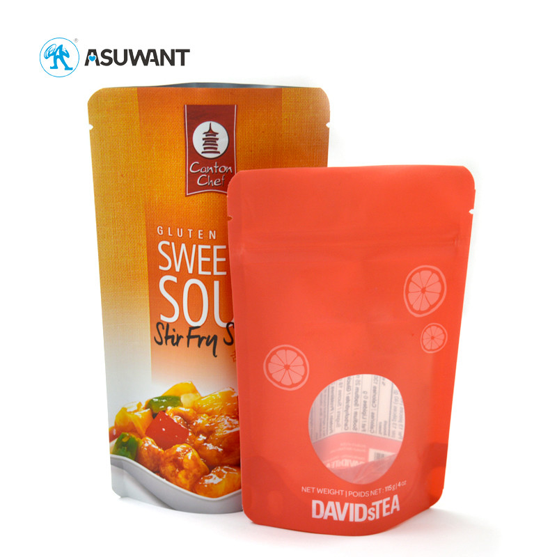 Edible Food Packaging Bags Heat Seal Small Zipper Sachet For Gummies Bear Skittle Candys