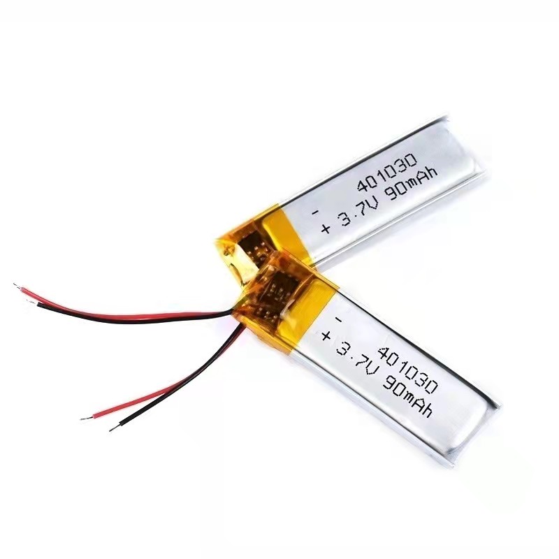 1S1P Lithium Polymer Battery 90mAh 3.7v Rectangular Lithium Ion Battery