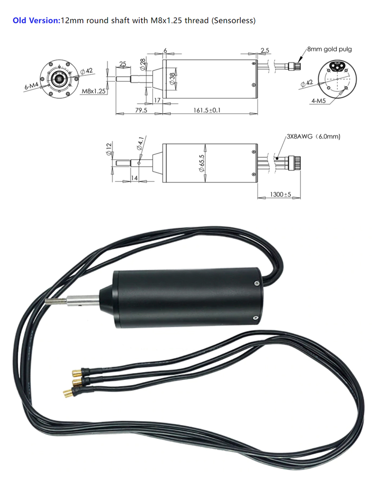 Faradyi Underwater Robot Brushless Waterproof Dc Motor