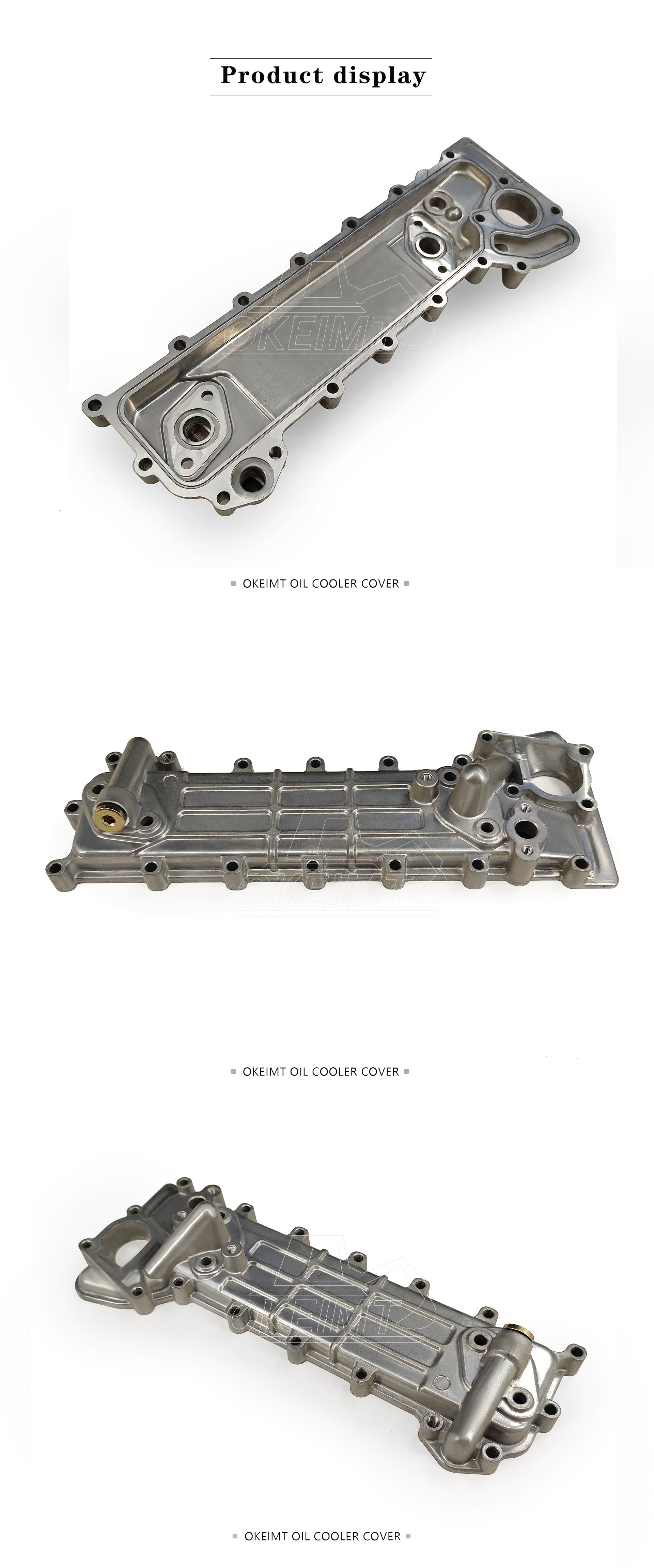 8-97027-982-0 8-98212-438-0 Oil Cooler Cover For Competitive Price ISUZU ELF NPR66 NPR72
