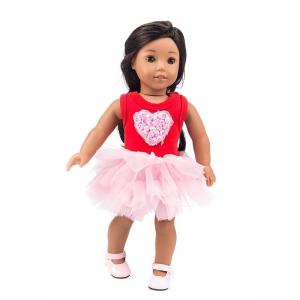 Quality Princess Dress For Doll Cotton Doll Clothing Accessories Sleeveless Doll Clothes Dress For Sweet Girls wholesale