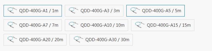 Mellanox Compatible QDD-400G-A10 Active Optical Cable For Speed Data Transmission