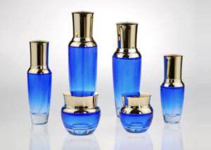 Quality Gradient Cglass Makeup Bottles , Refillable Glass Bottle Eco Friendly Materials wholesale