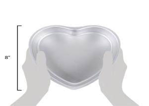 Quality RK Bakeware China Foodservice NSF Heart Shape Aluminum Cake Pan Cake Tin Cake Mould wholesale