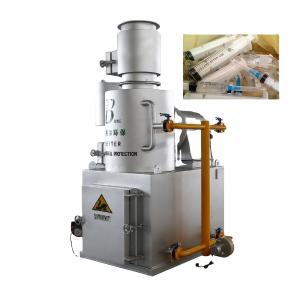 Quality Smokeless Solid Rubber Leather Hospital Waste Incinerator for Environmental Protection wholesale