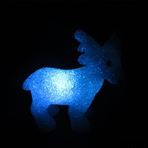 Quality Eco Friendly LED Light Toy EVA Christmas Deer Ball Flameless Candle Decoration wholesale
