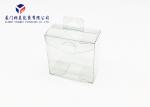 Rectangle Plastic Retail Packaging Boxes For Gifts Hang Strip On Top 7.3cm